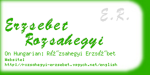 erzsebet rozsahegyi business card